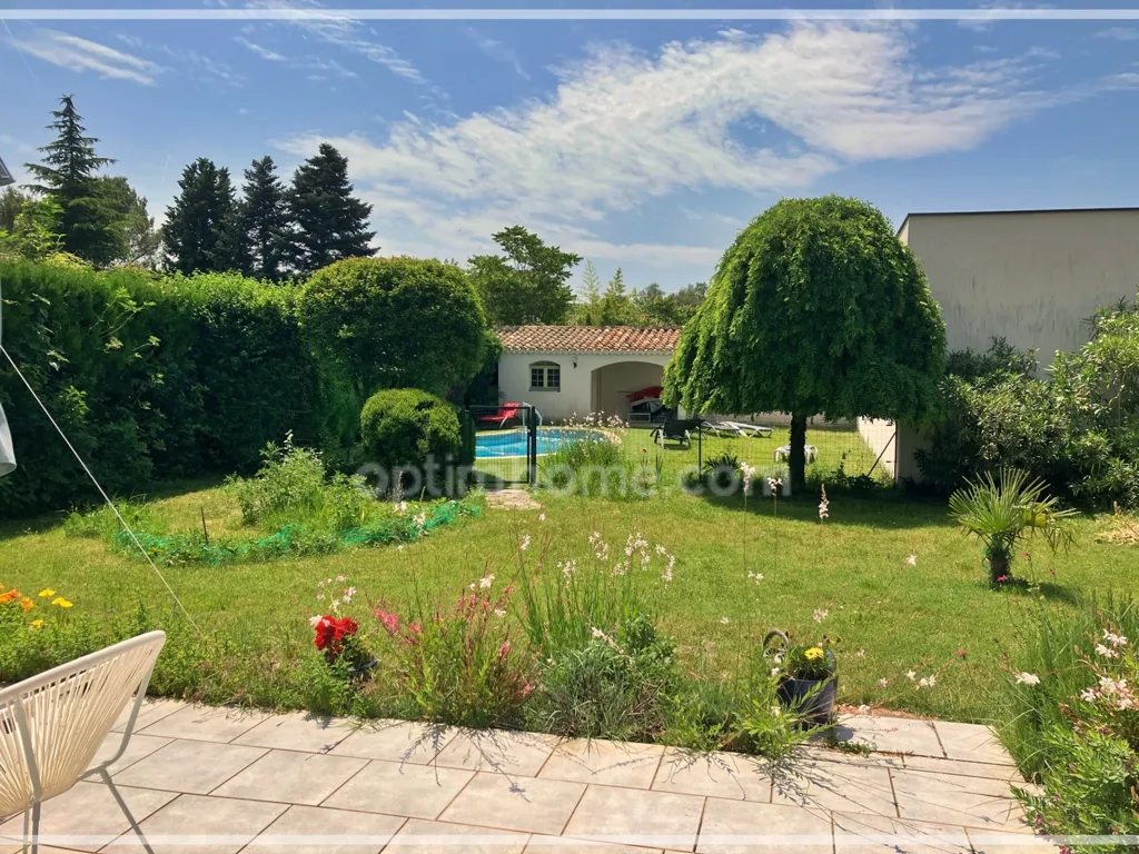 Jardin - Maison avec Piscine et Bureau à Montélimar