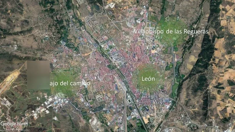 Õhuvaade - Residential Plot with Development Potential in León