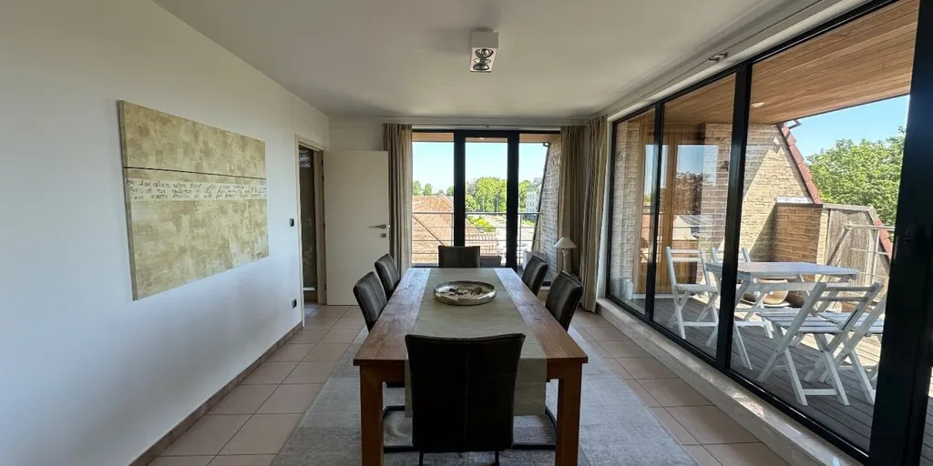 Salle à manger - Appartement Meublé avec Terrasses à Evergem