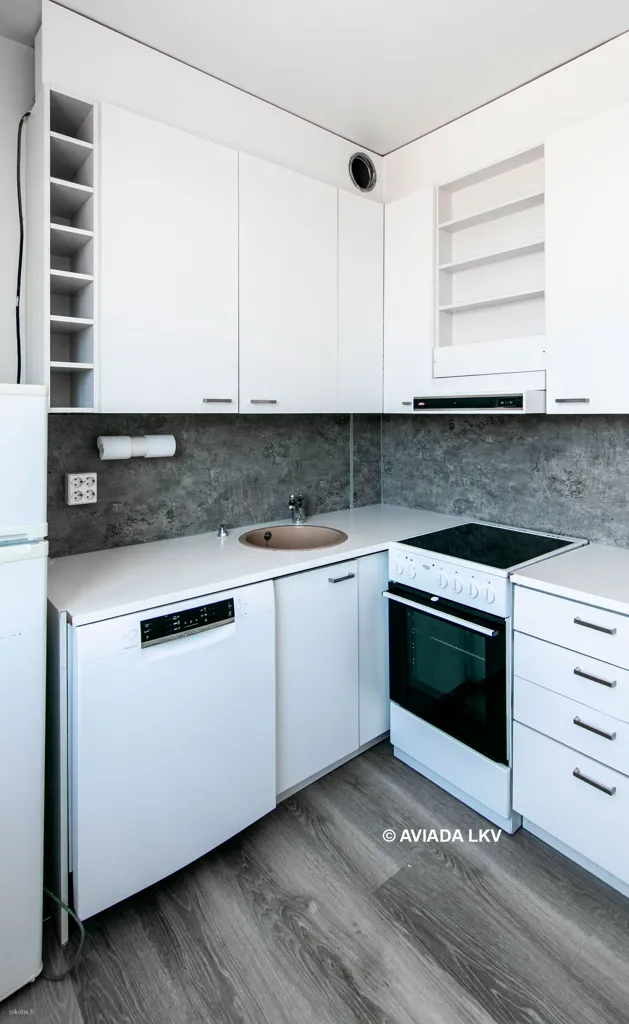 Cuisine - Spacious Apartment with Balcony in Vantaa