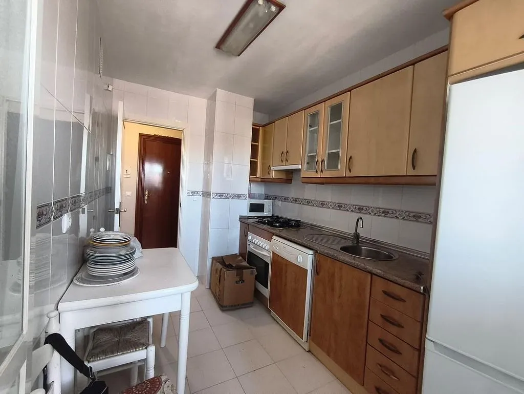 Köök - Apartment with Garage in La Goleta, Málaga