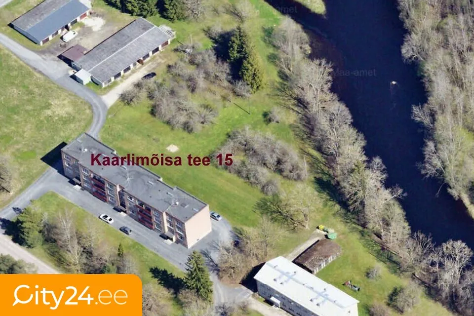 Vue aérienne - 3-Bedroom Apartment with River View in Kaarlimõisa