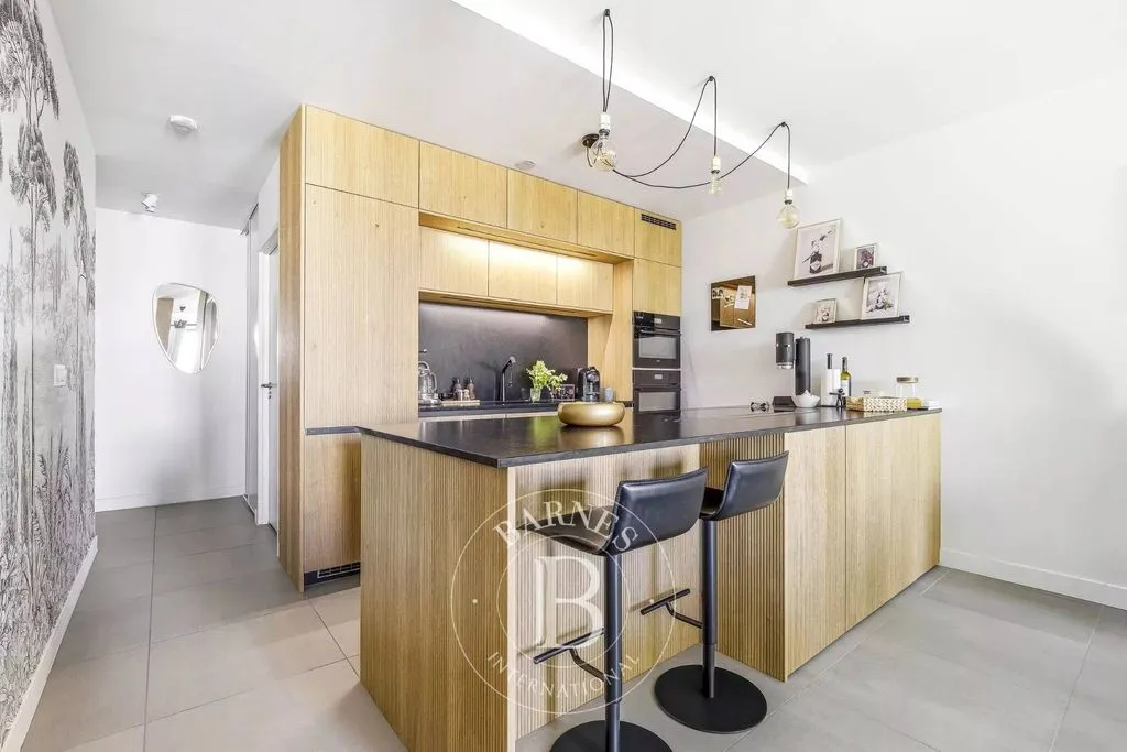 Cuisine - Appartement Luxe Duplex avec Loggia à Bordeaux