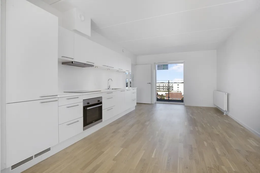 Köök - Apartment with Balcony in Aabybro Centre