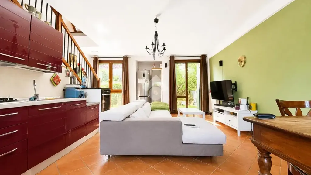 Séjour - Three-Level Apartment with Private Garden in Montebelluna
