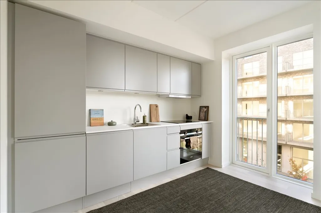 Köök - 3-Bed Flat with Large Windows in Copenhagen Ø