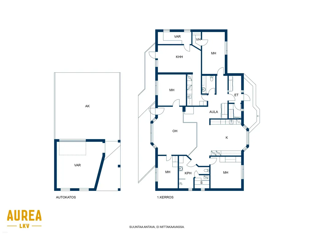 Planimetria - Modernised Detached House with Garden in Ii