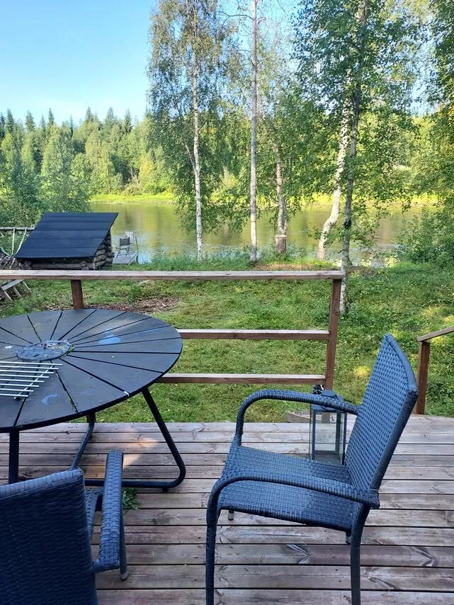 Terrass - 2-toaline maja asukohas Ranua