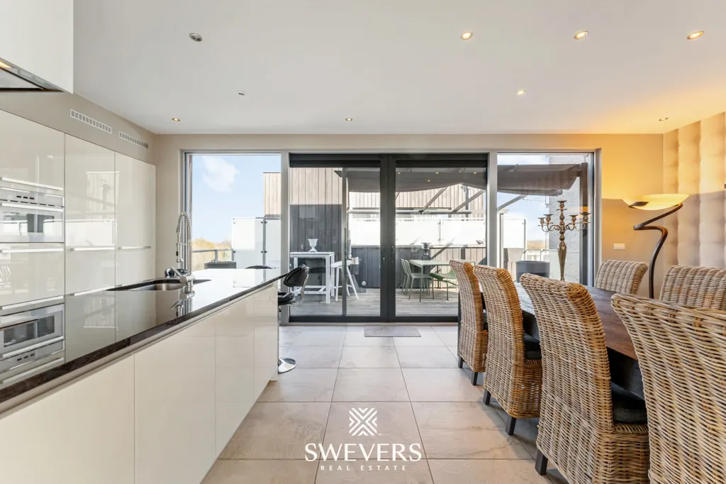 Cuisine - Penthouse avec Terrasses à Hasselt