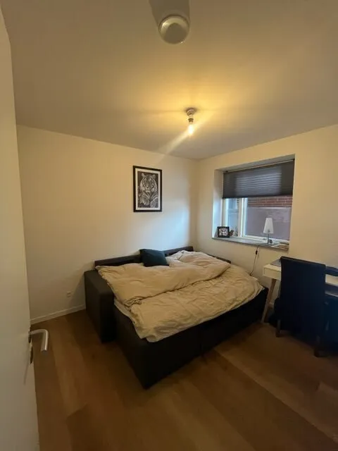 Chambres - 3-Bedroom Apartment with Balcony in Hedensted