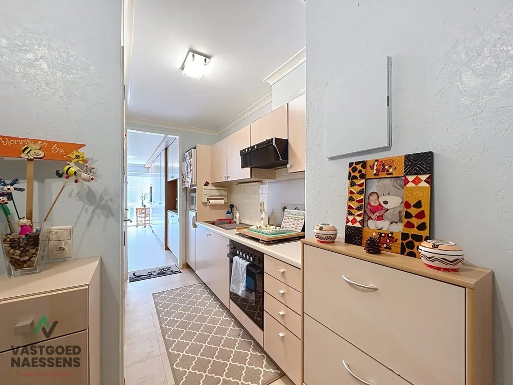 Kitchen - Studio with Terrace in Oostende