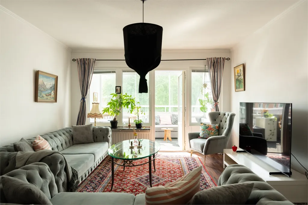 Séjour - Apartment with Balcony in Central Västerås