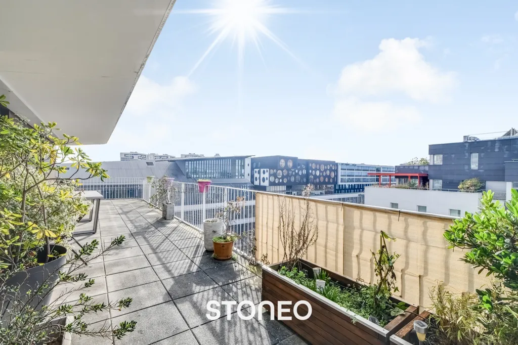 Balcon - Appartement 3 Pièces avec Terrasse à Paris 19