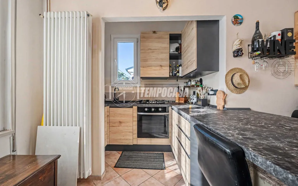 Köök - Charming Apartment with Balcony in Bagnacavallo