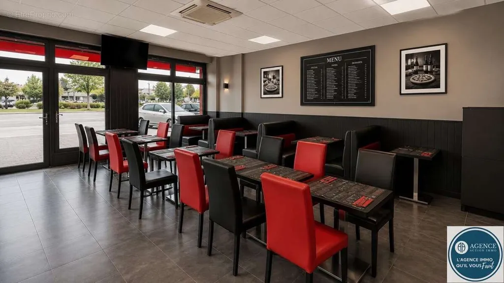 Dining Room - Pizzeria with Terrace in Davézieux