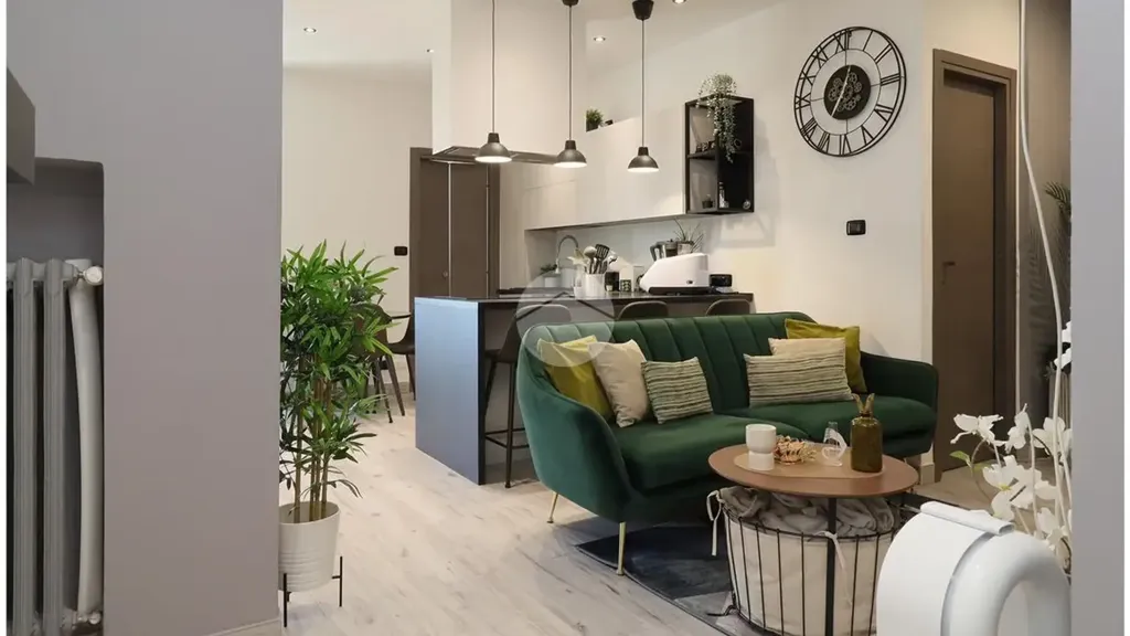 Séjour - Modernised Apartment with Balcony in Lucento, Turin
