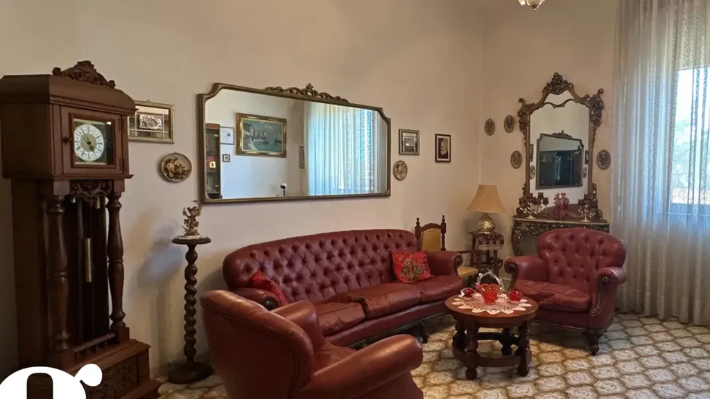 Living Room - Seafront Apartment with Garden in Sant'Agata di Militello