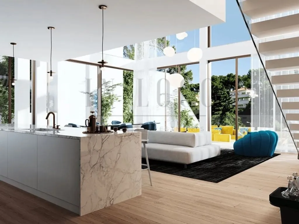 Cucina - Luxury Penthouse with Rooftop Lounge in Estoril