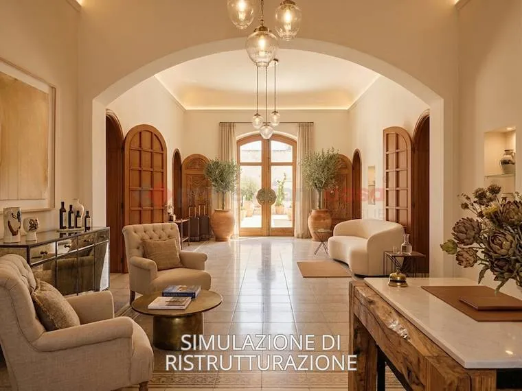 Séjour - Villa with Olive Grove in Grottaglie