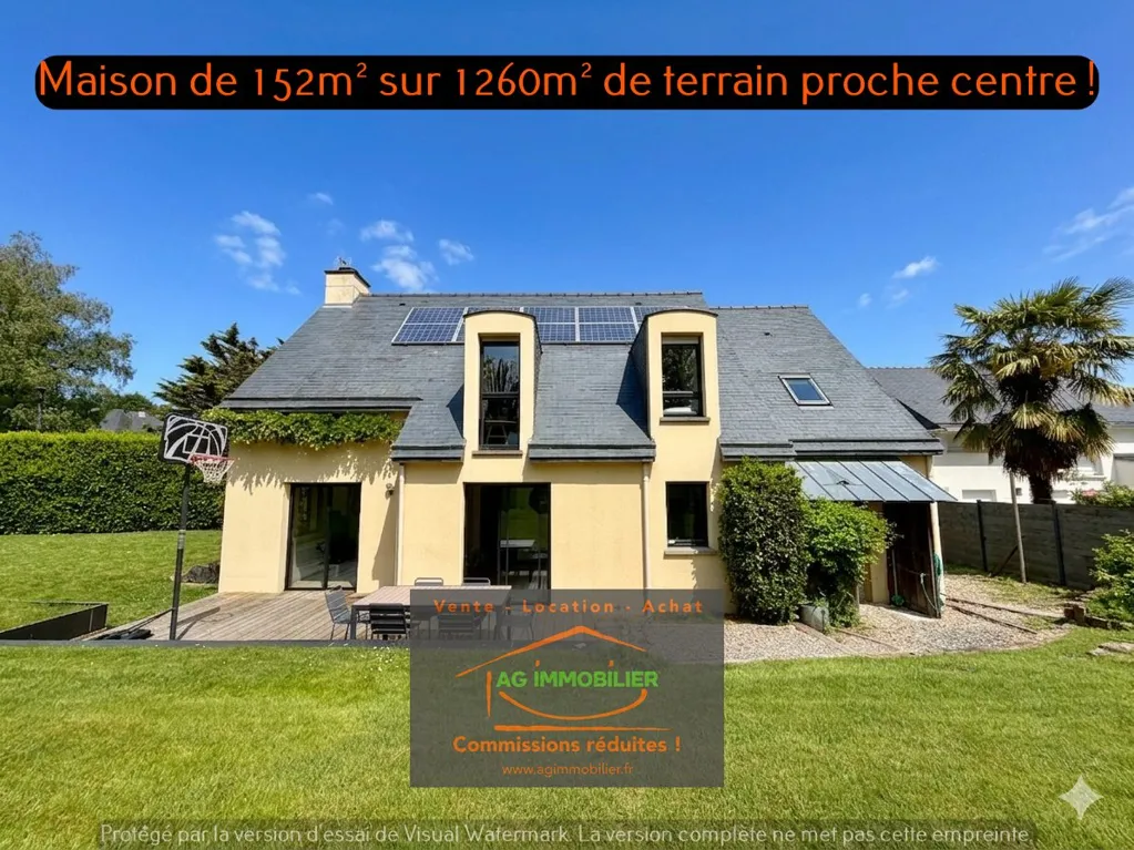 Extérieur - Maison Récemment Construite avec Terrasse à Pacé