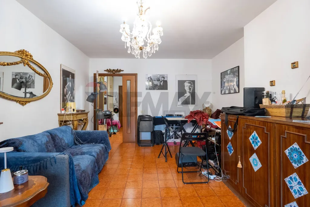 Séjour - Bright Apartment with Balcony in Rome