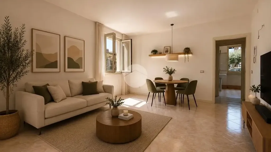 Living Room - Semi-Detached Villa with Garden in Rovato