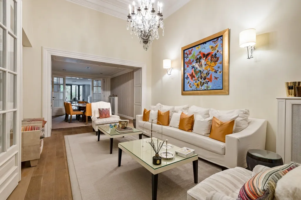 Séjour - Herenhuis Neo-Lodewijk XVI avec Jardin à Antwerpen