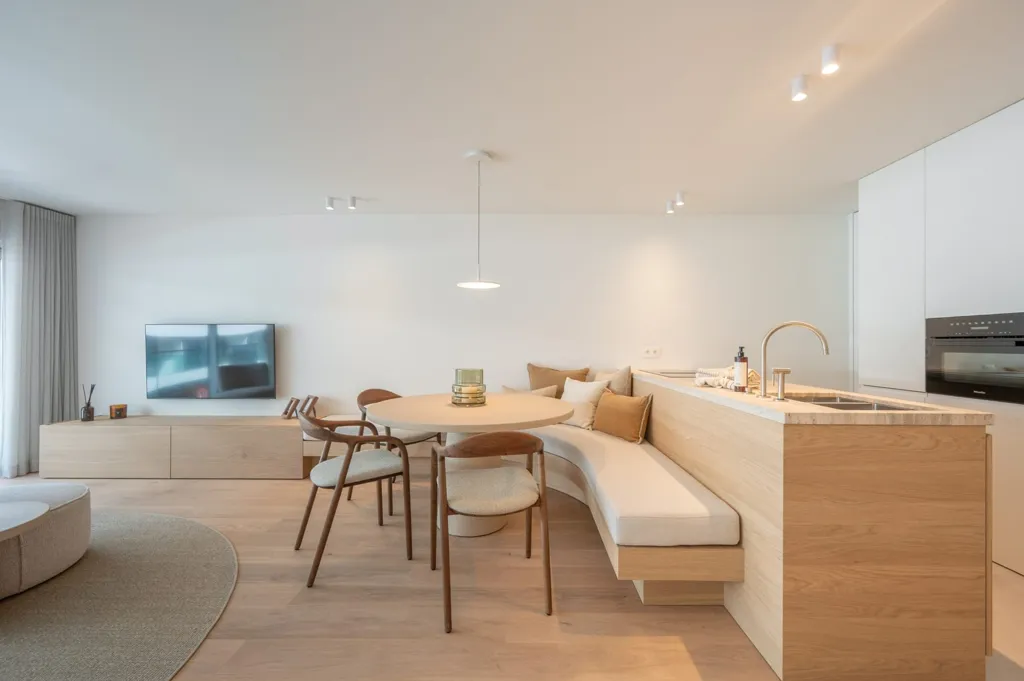 Cuisine - Appartement Rénové dans le Triangle d'Or à Anvers