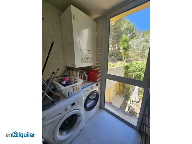 Pesuköök - Apartment with Pool in Sol de Mallorca