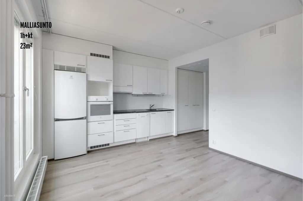 Köök - Modern Flat with Glazed Balcony in Koivuhaka