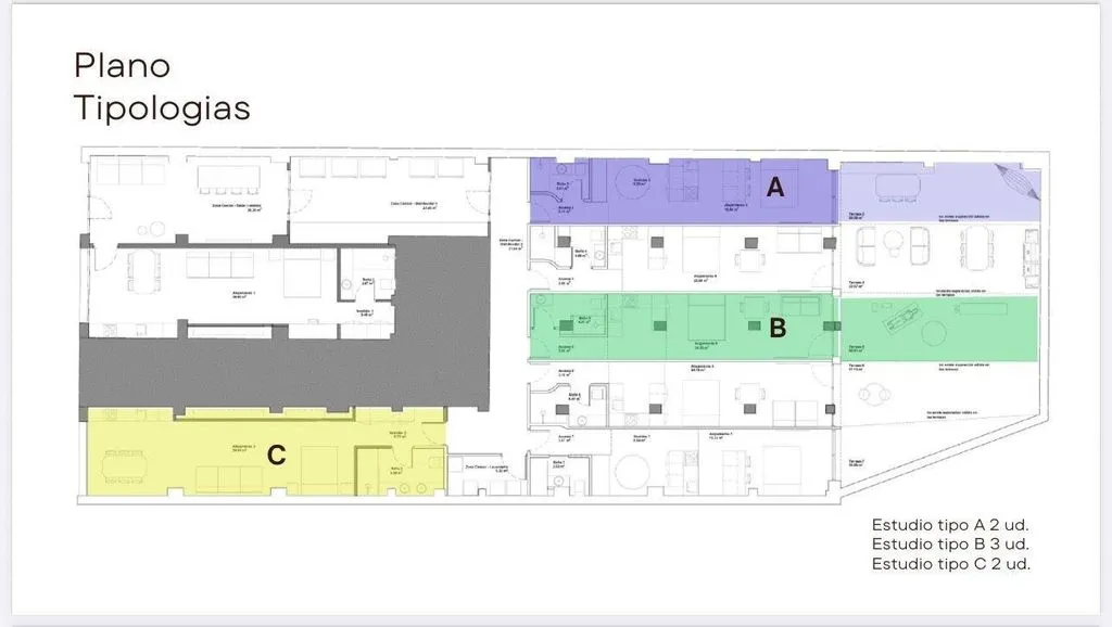 Plan - New-Build Coliving Flat in Sant Isidre, Valencia