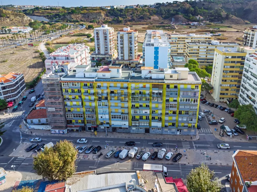 Vue aérienne - Penthouse with Rooftop Pool in Costa de Caparica