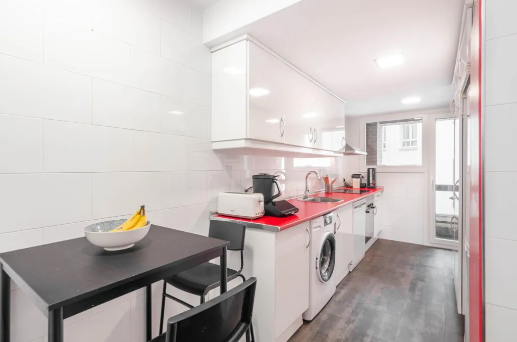 Köök - Apartment with Garage in Oviedo Centre