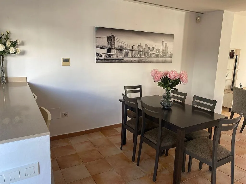 Dining Room - Semi-detached House with Pool in Macenas
