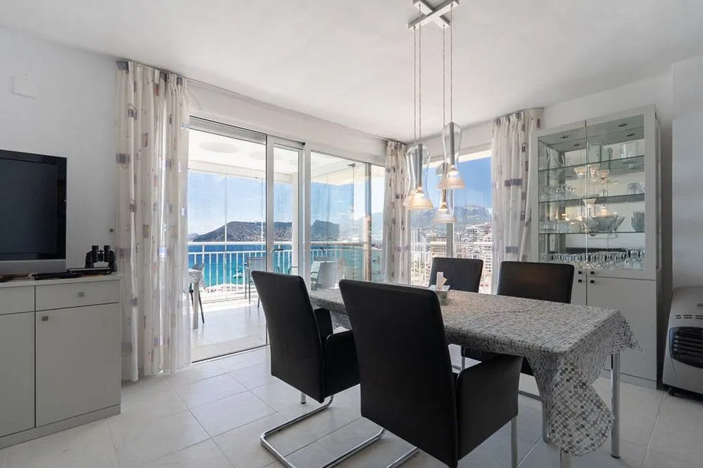 Söögituba - Penthouse with Sea View in Calpe