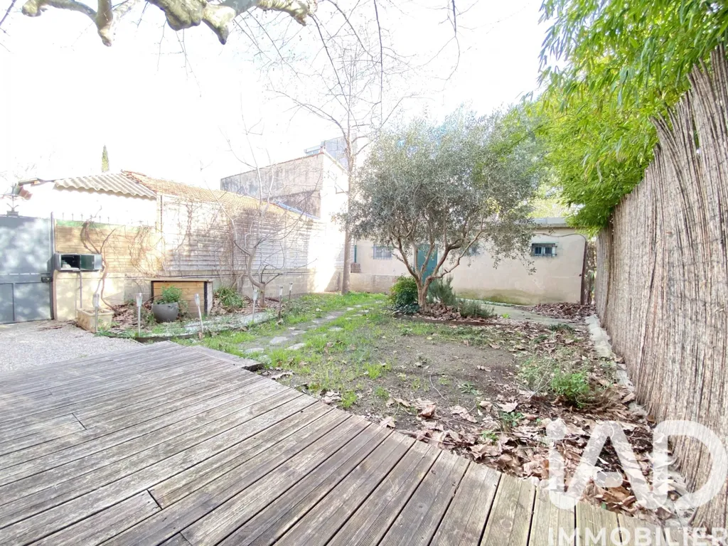 Garden - City House with Garage in Carpentras