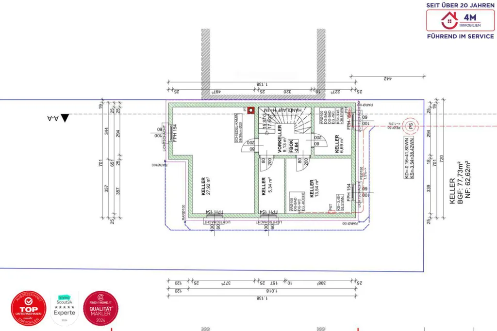 Plan - Modern Villa with Pool in Vienna