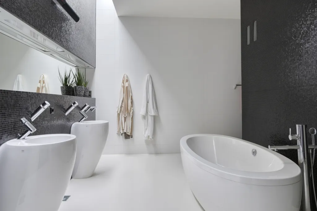 Salles de bain - Dual Living Villa with Spa in Borne
