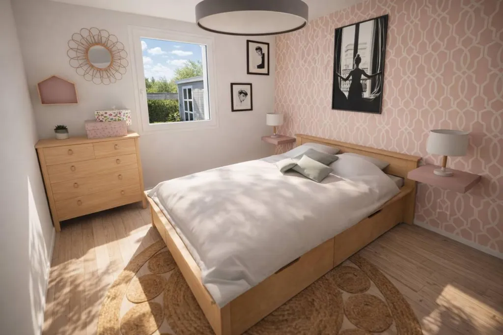 Chambres - Maison Plain-Pied avec Environnement Calme à Rostrenen