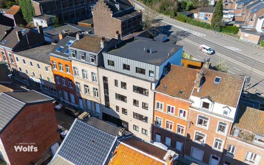 Õhuvaade - New Apartment with Terrace in Liège