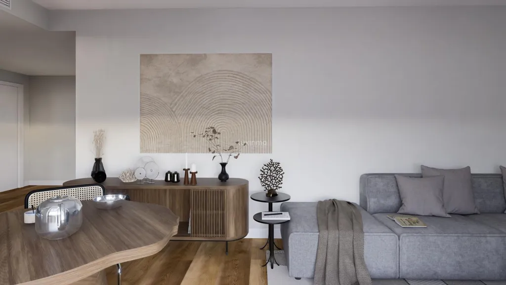 Séjour - Modern Flat with Terraces in El Arenal, Jávea