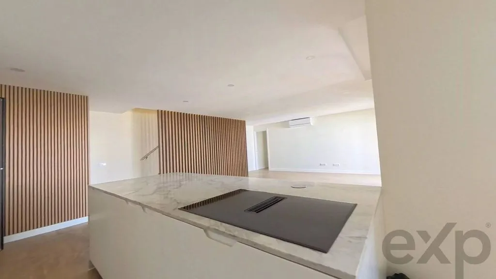 Köök - Luxury Flat with City View in Almancil