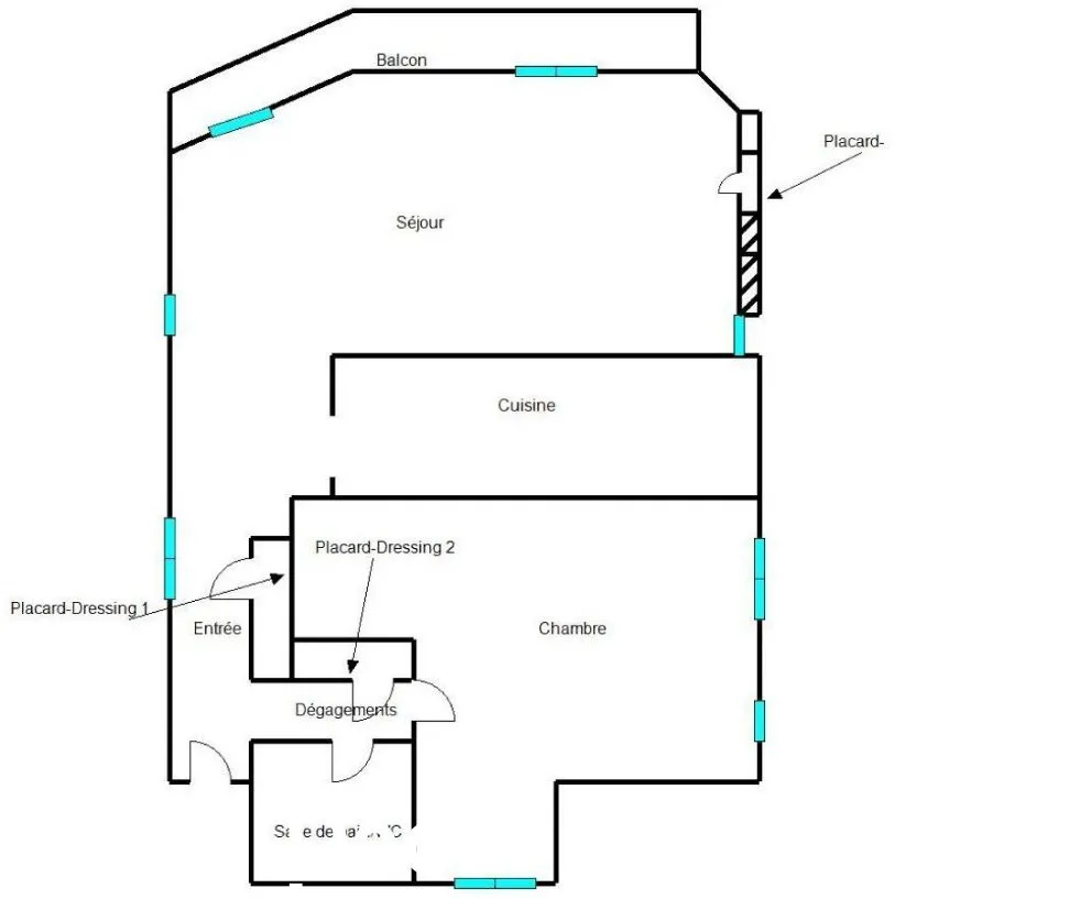Floor Plan - Two-Unit Apartment Complex near Historic Centre