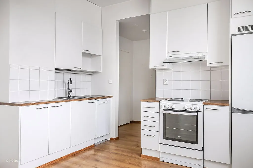 Cuisine - Sauna-Enabled Apartment in Espoonlahti