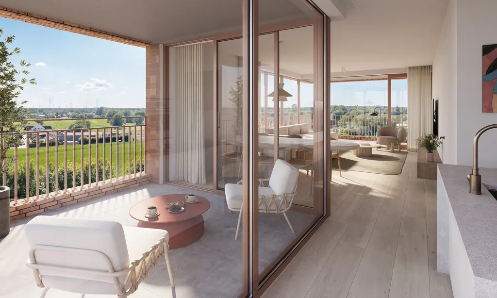 Balcon - Appartements Park avec Vue sur l'Eau à Lier