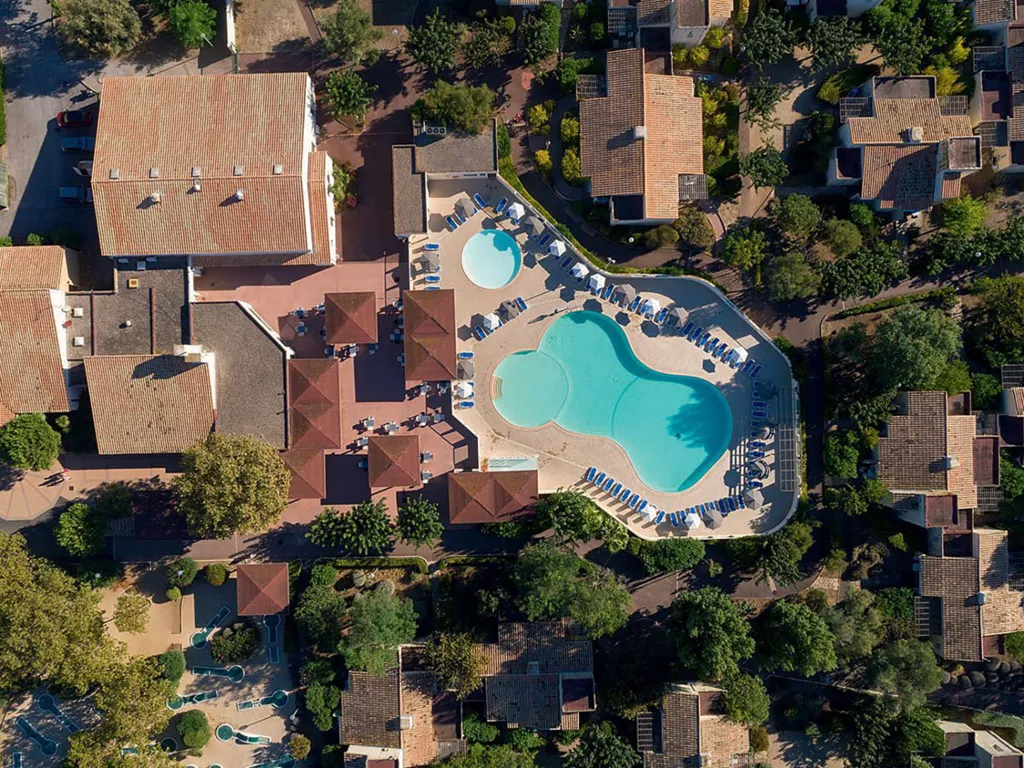 Vue aérienne - Studio avec Terrasse Sud à Cap d'Agde