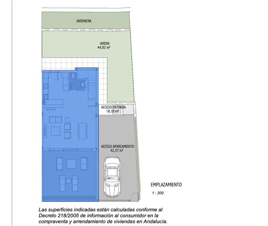 Plan - Semi-Detached Villa with Pool in Estepona