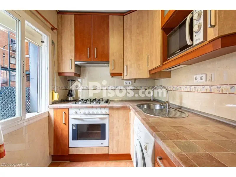 Köök - Ground Floor Flat with Terrace in Alcalá de Henares