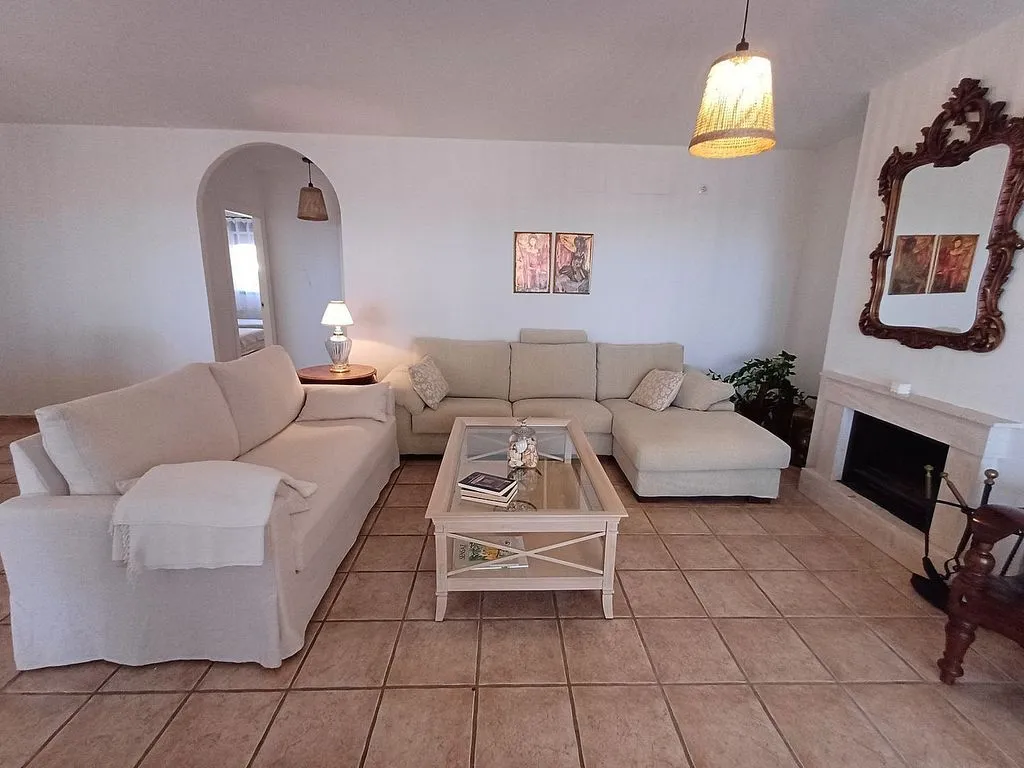 Living Room - Apartment with Pool and Terrace in La Alcaidesa