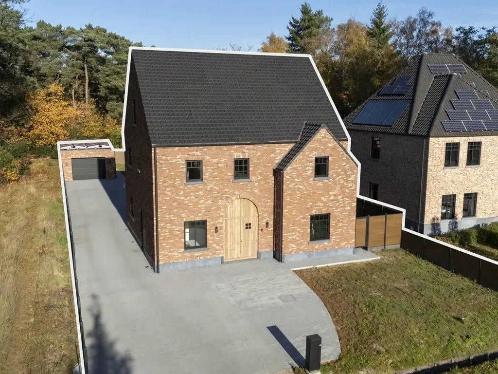 Vue aérienne - Villa Énergétique avec Jardin à Mol